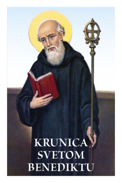 Molitvena kartica - Krunica svetom Benediktu